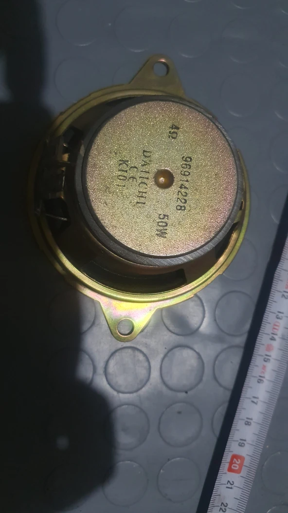 Arac hoparlör 4 ohm 50 watt 10 cm 1 adet plastik arkalikli - Resim 3
