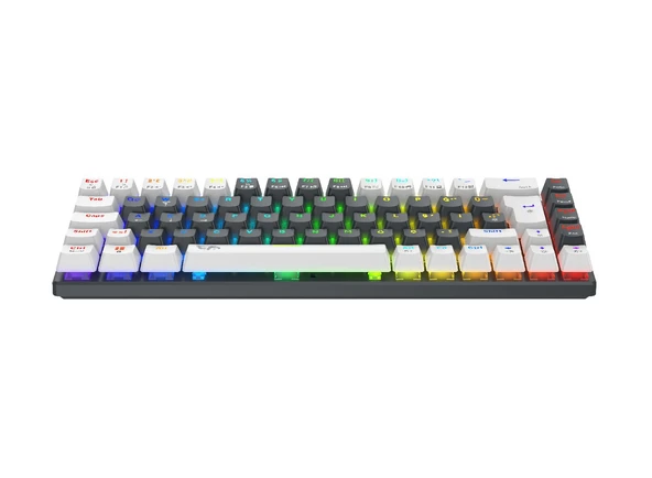 GAMEAGLE STRIKE COMPACT MK-69X1BAR MEKANİK KABLOLU KLAVYE RED SWITCH - Resim 3