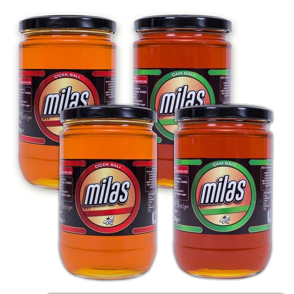 Milas Üreticiler Birliği Çam Balı 2 x 850 G '' Çiçek Balı 2 x 850 G ürün görseli 1