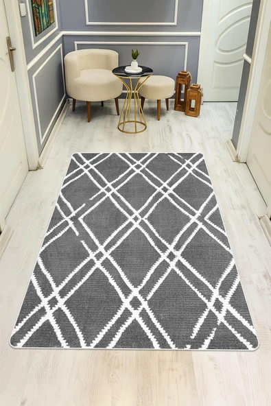 Etnik Desen Dijital Baskı Kaymaz Taban Halı H0007 RENKLİ 120 X 180 ürün görseli 1