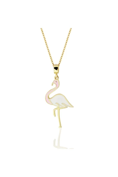 Flamingo Altın Kolye ürün görseli 1