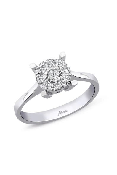 0.17 Ct. Modern Tasarım Coronet Tektaş Yüzük ürün görseli 1