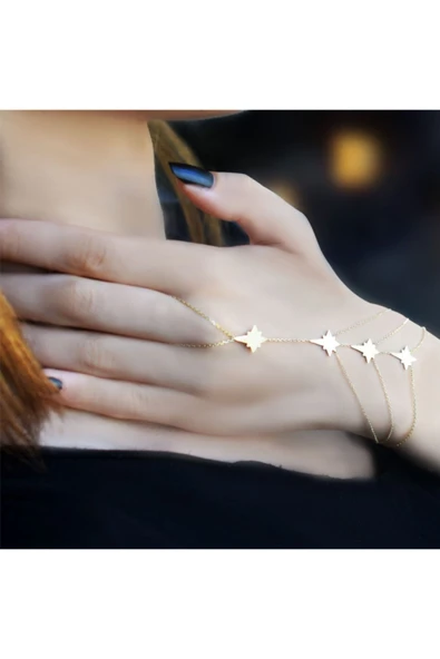 Kadın Gold  14 Ayar Kutup Yıldızı Şahmeran ürün görseli 1