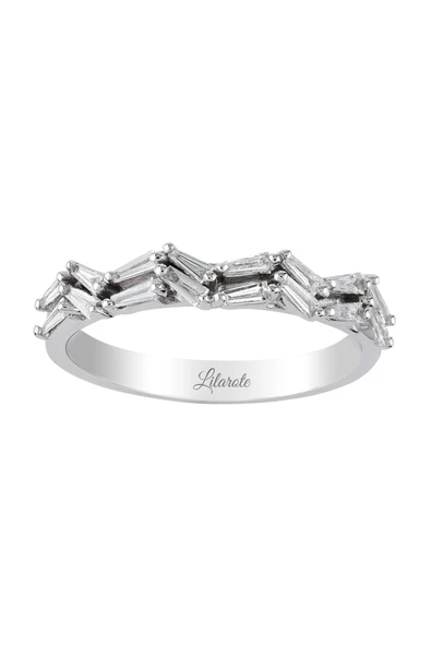 0.28 Ct Pırlanta Baget Yüzük ürün görseli 1