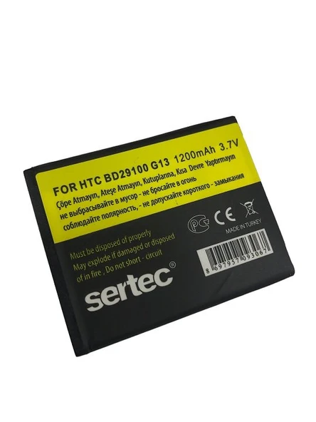 HTC   HD3 - G13 / BD29100 Uyumlu Batarya ürün görseli 1