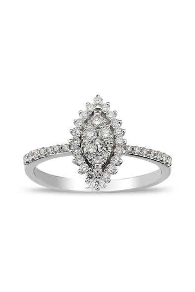 0.39 Ct Pırlanta Baget Yüzük ürün görseli 1