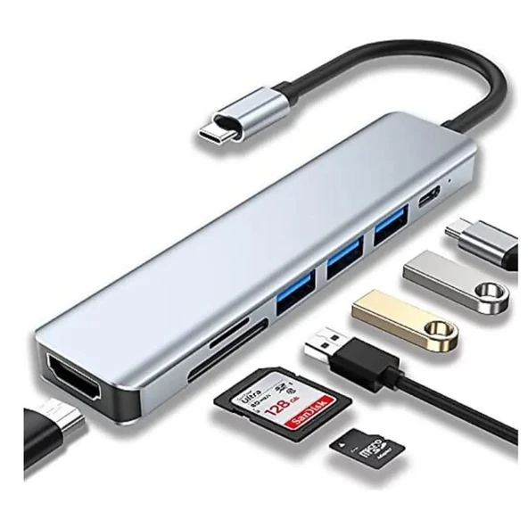 ZR36 Type-C 7 Port Connector ürün görseli 1
