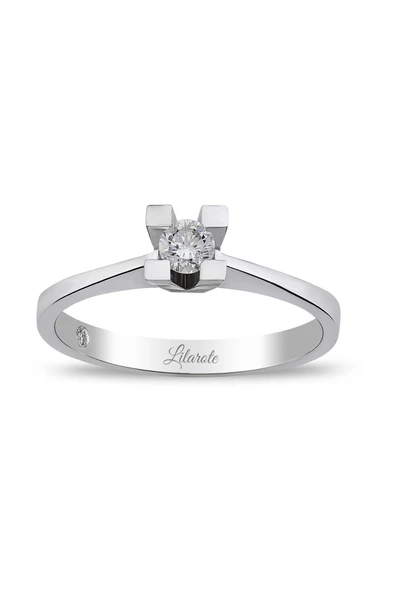 0.15 Ct Tektaş Pırlanta Yüzük ürün görseli 1