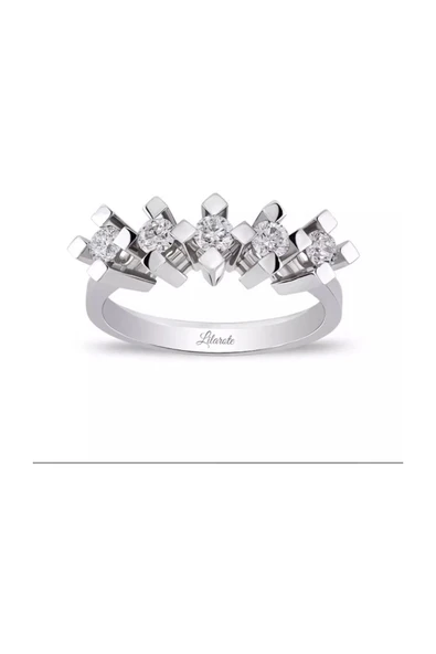 0.50 Ct Pırlanta Beştaş Yüzük ürün görseli 1