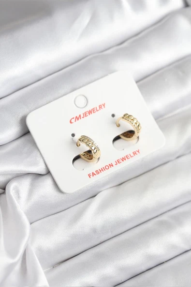 14K Gold Renk Kaplama CM Kadın Küpe - TJ-BKP11407 ürün görseli 1