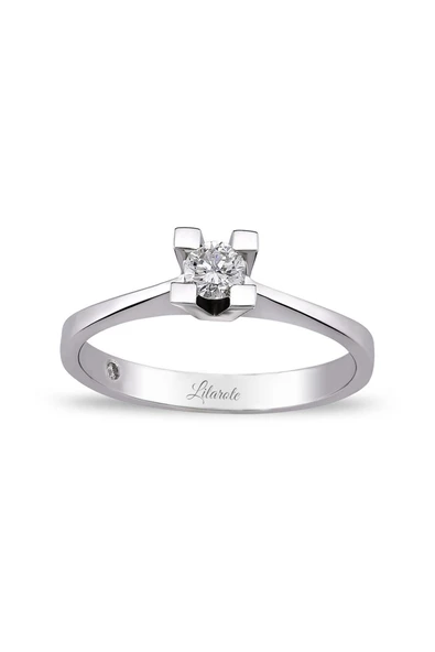 0.18 Ct Tektaş Pırlanta Yüzük ürün görseli 1