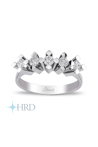 0.70 Ct Pırlanta Beştaş Yüzük ürün görseli 1