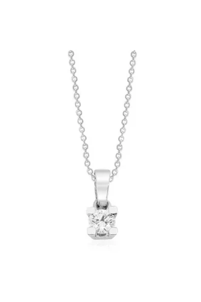 0.14 Ct Pırlanta Tektaş Kolye ürün görseli 1