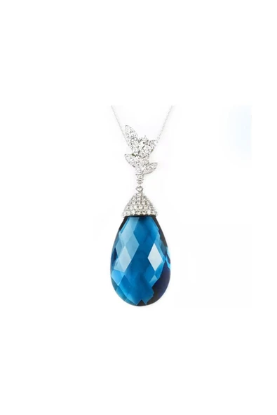 Aquamarine Pırlanta Kolye ürün görseli 1
