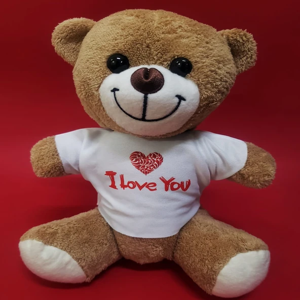 I Love You Tişörtlü Ayı ürün görseli 1