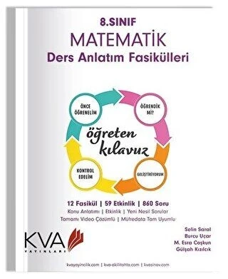 Kva 8.Sınıf Matematik Ders Anlatım Fasikülleri ürün görseli 1