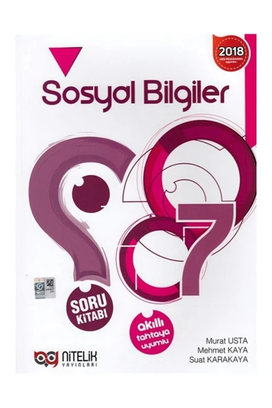 7.Sınıf Sosyal Bilgiler Soru Kitabı Nitelik ürün görseli 1