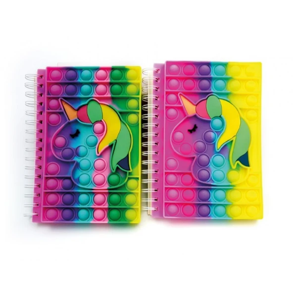 Unicorn Tasarımlı Pop-It Defter ürün görseli 1