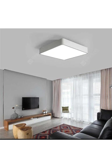 Eylül Aydınlatma Beyaz Ledli 24 Watt Sıva Üstü Led Panel Kare Tavan Armatürü 6500k Beyaz Işık ürün görseli 1