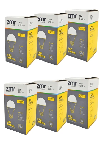 ZMR 10-75 WATT BEYAZ RENK LED AMPÜL* 6 Adet ürün görseli 1