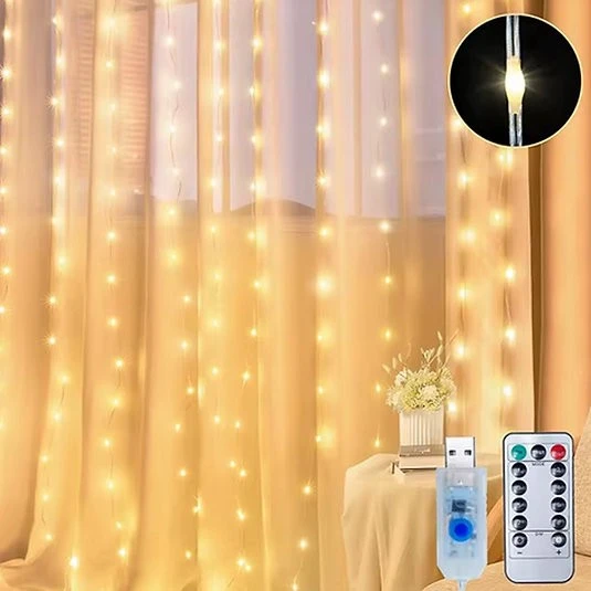 3x3 Perde LED Kumandalı PL-14 - Resim 2
