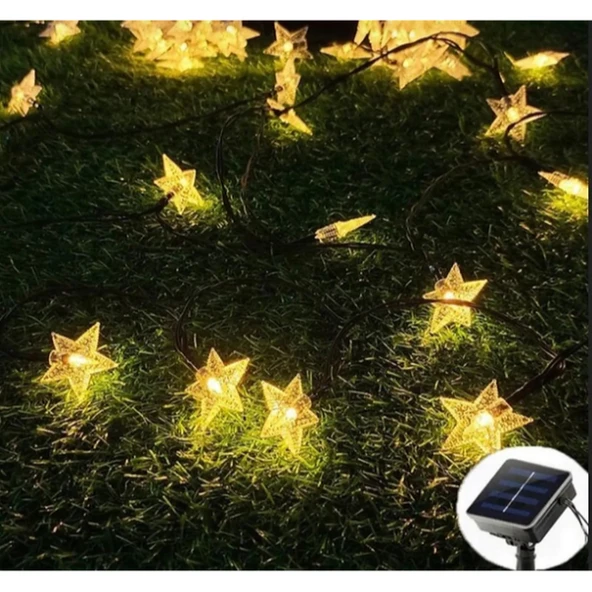 Solar 8 Fonksiyonlu 7 Metre 30 Yıldız LED ürün görseli 1