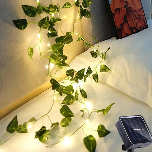 Güneş Enerjili Sarmaşık Led Dekor 5 Metre S-24 ürün görseli 1