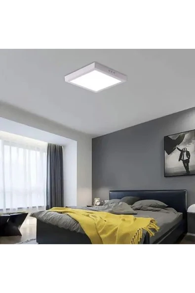 EKM29 ekim aydınlatma 24 Watt Beyaz Işık, Sıva Üstü Metal Kasa Tavan Armatürü, ürün görseli 1