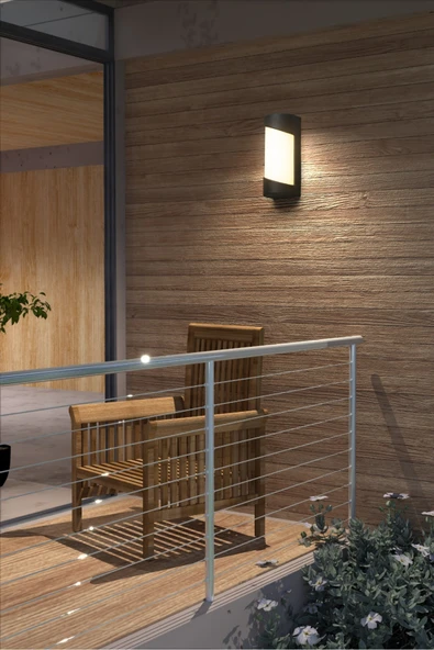 teknotrust ekim aydınlatma 24 Watt Ledli Oval boş Aplik, Banyo, Teras, Veranda, Balkon, ürün görseli 1