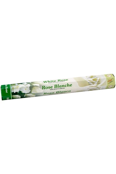 Beyaz Gül (White Rose) Kokulu 20'li Çubuk Tütsü ürün görseli 1