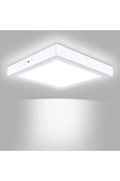 Borsan Kare Led Panel Downlight Sıva Üstü 18w Beyaz Işık ürün görseli 1