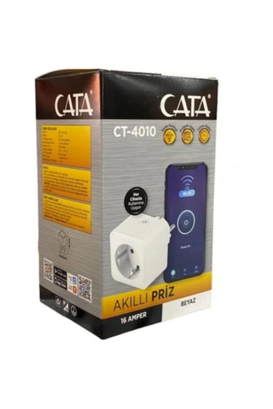 Cata AKILLI PRİZ CT-4010 İLE DÜNYANIN HER YERİNDEN HERŞEY KONTROL ALTINDA ürün görseli 1
