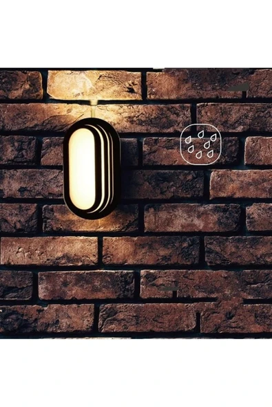 EKM29 ekim aydınlatma 20 Watt Ledli Nemli Alan,Bahçe, Banyo, Teras, Balkon, Kamelya, Veranda Apliği ürün görseli 1