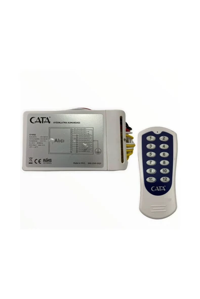 Cata 10 Lu Kanal Avize Kumandası 10x500 W Ct-9152 ürün görseli 1