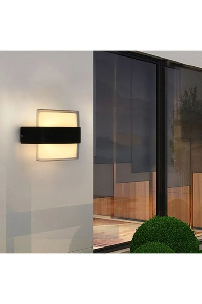 EKM29 ekim aydınlatma 24 Watt Ledli Dış Mekan, Balkon,Bahçe,Duvar,Teras,Kamelya,Veranda Apliği Led Armatür ürün görseli 1