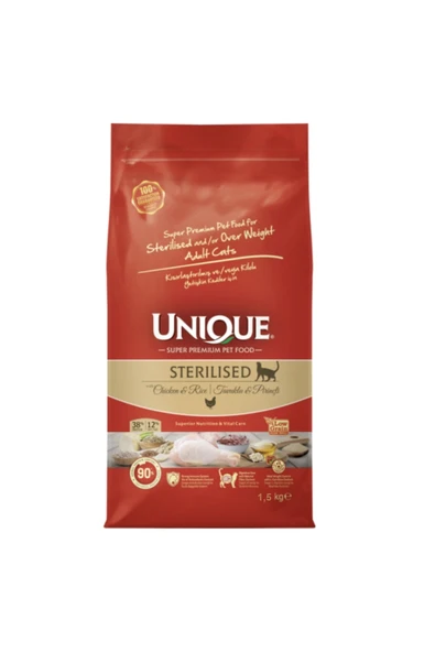Tavuklu & Prinçli Kısırlaştırılmış Yetişkin Kedi Maması 1,5 kg ürün görseli 1