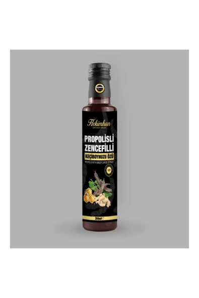PROPOLİSLİ ZENCEFİLLİ KEÇİBOYNUZU ÖZÜ 350 GR ürün görseli 1