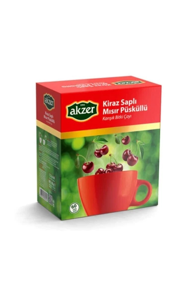 Kiraz Saplı & Mısır Püsküllü Çay 90 g 60'lı Süzen Poşet ürün görseli 1