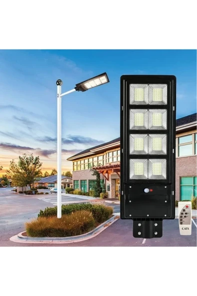Cata 300 W Solar Dış Mekan Sokak Armatürü Uzaktan Kumandalı 6400k Beyaz Işık Ct-4642 ürün görseli 1