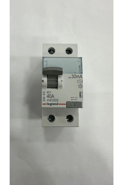 Legrand 2p (2 KUTUPLU) 40a 30ma Kaçak Akım Koruma Rölesi (FAZ NÖTR) 230v Ac ürün görseli 1