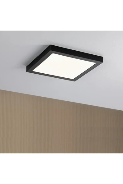 Cata 18 W Led Panel - Beyaz Işık (6500K) - Siyah Kasa - Kare - Sıva Üstü - CT-5236B ürün görseli 1