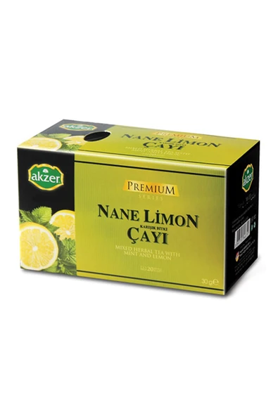 2'li Paket Nane Limonlu Çay (2x20 Süzen Poşet) ürün görseli 1
