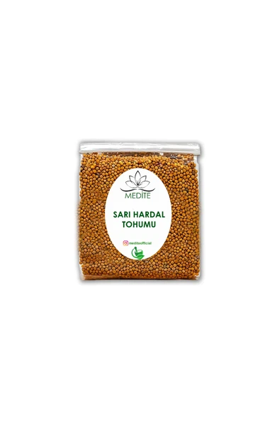Sarı Hardal Tohumu Tane (Brassicaalba) Yeni Hasat 50 Gr ürün görseli 1