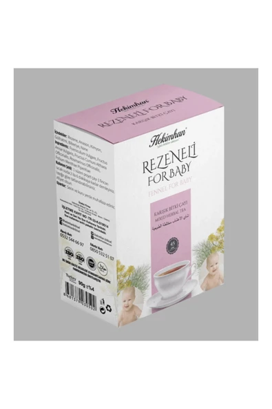 REZENELİ FOR BABY KARIŞIK ÇAY SÜZEN POŞET 45'Lİ ürün görseli 1