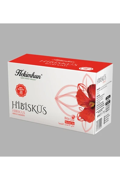 Hibiskus Otu Çayı Doğal 20li Süzen Poşet ürün görseli 1