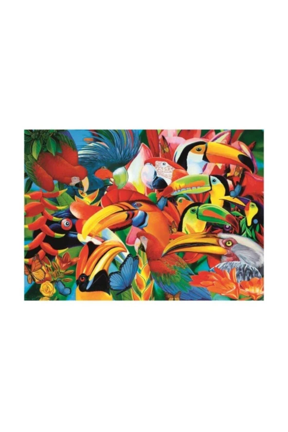 Trefl Puzzle Colourful Birds 500 Parça Puzzle - Resim 2