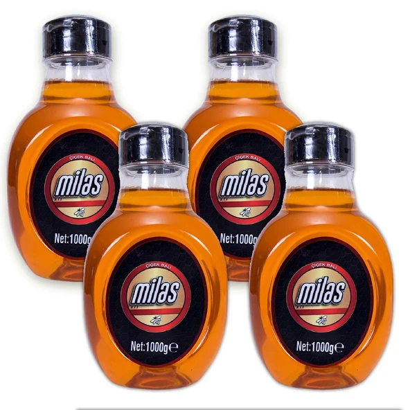 Milas Üreticiler Birliği Çiçek Balı 4 x 1 KG ürün görseli 1