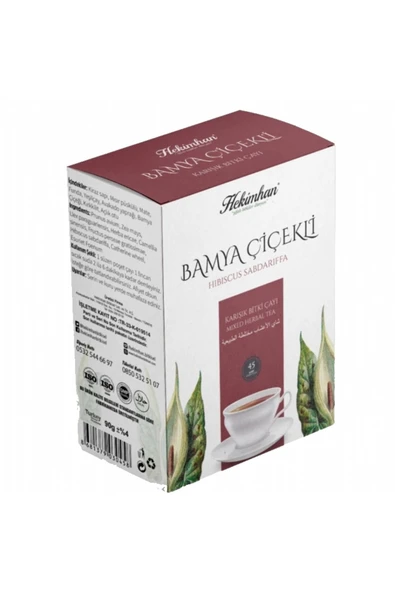 BAMYA ÇİÇEKLİ KARIŞIK ÇAY 45 Lİ SÜZEN POŞET ürün görseli 1