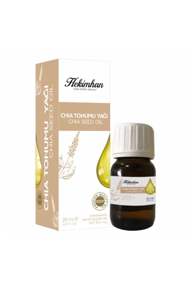 Chia Tohum Tane Yağı Soğuk Pres 20 ml ürün görseli 1