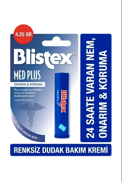 Blistex MedPlus Stick Kuru ve Çatlamış Dudaklara Onarıcı Duak Bakım Kremi 4,25 gr ürün görseli 1
